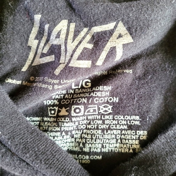 Sz. Large Slayer t-shirt - Picture 4 of 5